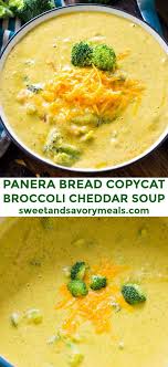Panera Bread Broccoli Cheddar Soup Copycat Video Sweet And Savory Meals Recipe Broccoli Cheddar Soup Best Soup Recipes Recipes