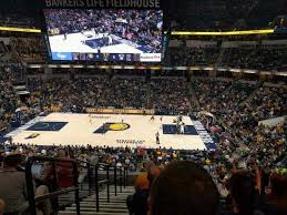 Bankers Life Fieldhouse Section 116 Row 9 Seat 17 Indiana