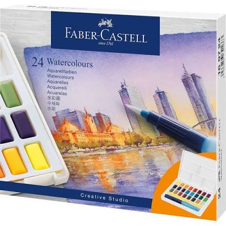 Faber-Castell Watercolor Set (24 colors)