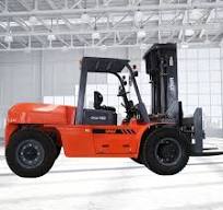 Heavy Duty Fork Forklift 10 Ton Big Diesel Container Forklift for Cabin