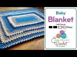 How To Crochet A Baby Blanket Baby Stripes Youtube