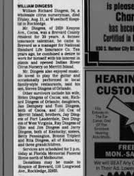 william dingess obit 1987