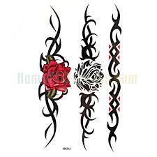 Rose Band Tattoo Black Rose Tattoos Tribal Rose Tattoos Tribal Tattoo Designs