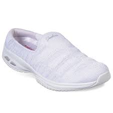 From the collection is the 'empire sharp thinking trainer which has been made with soft knit fabric uppers, elasticated laces, air cooled memory foam for comfort and can be found in a navy and pink design. Skechers Relaxed Fit Commute Knitastic Women S Shoes