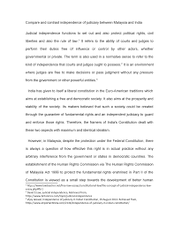 7 methods for making judiciary more independent. Compare And Contrast Independence Of Judiciary Between Malaysia And India Studocu