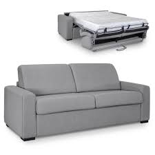 Des canapés qui ne sont pas moins design que les autres, ont une fonction en. 3 Canape Convertible 3 Places Louna Luxe En Tissu Gris Ouverture Express Matelas 18 Cm Louna 140 M18 Gris Flash15
