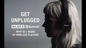 Offering intuitive control, impressive battery life, and solid wireless connection, there's with classic rock style and performance, marshall headphones' major ii bluetooth carry the torch from their predecessor, offering warm and. Marshall Major Ii Bluetooth Headphone Product Video Youtube