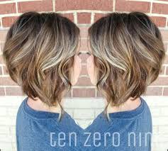 reverse bayalage from blonde to light brown wavy angled bob plano tx studio ten zero nine angled bob hairstyles choppy bob hairstyles wavy bob hairstyles