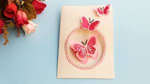 Handmade Birthday Gift Card Ideas Butterfly Birthday Card For Boyfriend Or Girlfriend Handmade Birthday Unique Birthday Cards Birthday Cards For Girlfriend Butterfly Birthday Cards