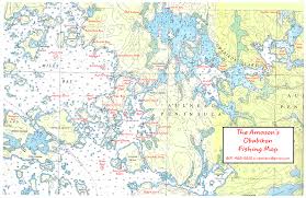 lake of the woods fishing map obabikon bay camp morson