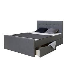 In unserem otto onlineshop bieten wir eine große vielfalt an funktionellen betten in wundervollen designs und die wahl der richtigen matratze. Homestyle4u 1960 Polsterbett 160x200 Grau Kaufland De
