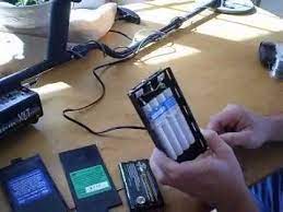It is recommended to either recharge or switch to aa pack when occasional unhappy battery starts to appear (flash) on display. How To Repair A White S Metal Detector Battery Pack Youtube