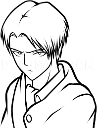 How To Draw Levi From Attack On Titan Step By Step Drawing Guide By Dawn Dragoart Com Drawing tutorials of levi ackerman. how to draw levi from attack on titan