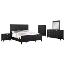 Brookmead 5-piece Queen Bedroom Set Black – Furniture Factory Outlet