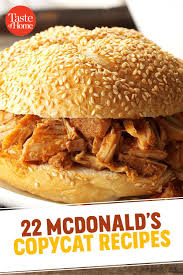 22 Mcdonald S Copycat Recipes So You Can Skip The Drive Thru Mcdonalds Copycat Recipes Copycat Recipes Restaurant Recipes