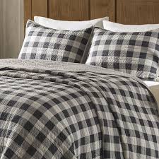 Maybe you would like to learn more about one of these? Woolrich Buffalo Check Gray Year Round Oversized Cotton Printed Quilt 3 Piece Set Overstock 17433487