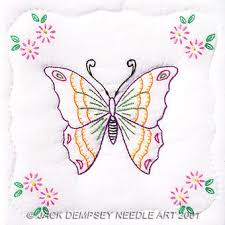 | jack dempsey needle art #352 18 quilt squares. Jack Dempsey Needle Art Butterfly 9 Quilt Squares Embroidery Kit 733283 123stitch