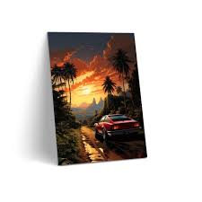 Tablou Canvas - The Endless Road – The Print Studio