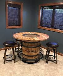 Jack Daniels Whiskey Barrel Pub Table Deutsch Furniture Gallery Wine Barrel Furniture Whiskey Barrel Furniture Wine Barrel Table