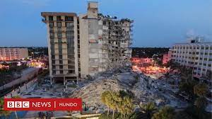 El derrumbe, cuyas causas se investigan, se produjo en la parte que da a la famosa playa de miami beach. 1kbchbmslrqenm