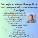 Intimate Message Circle With Spiritual Medium Linda Marie