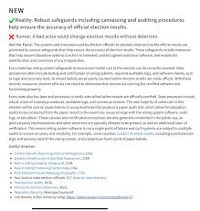 Chris Krebs Protect2020 On Twitter Rumor Control Update New Content In Our Results Accuracy Entry That Expands On The Controls Elex Officials Use Before During And After An Election To Ensure Election Related