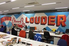 Wall murals are a great way to add personality to your home! The Coolest Wall Murals For Office Design Inspiration Hubblehq