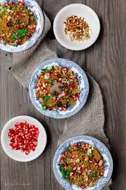 How about a delightful chicken israeli couscous with zucchini and sweet peas? Couscous Recipe Jeweled With Pomegranate Nuts The Mediterranean Dish