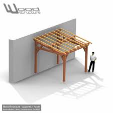 Abris 2 Pans Asymetrique Charpente Bois Wood Structure Charpente Bois Auvent De Porte Extension Maison Bois