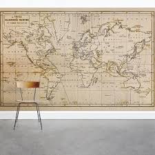 Old World Map Wall Mural