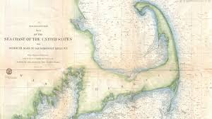Cape Cod Nautical Map 1857