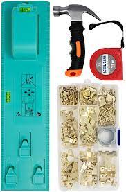 Ez Decor Picture Hanging Kit Picture Hanging Tool With Level 220 Pcs Hardware For Hanging Picture Fra Hanging Picture Frames Hanging Pictures Picture Hanging