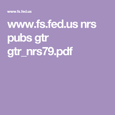Www Fs Fed Us Nrs Pubs Gtr Gtr Nrs79 Pdf At First Glance You Might Think It A Waterfall Beautiful Even Pub Gtr Pdf