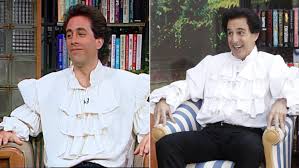 Jerry, george, elaine, and kramer. Matt Lauer Becomes Puffy Shirt Jerry Seinfeld For Halloween