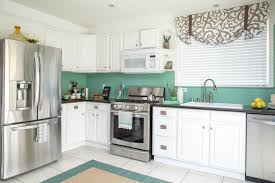 low cost kitchen makeover in a coastal