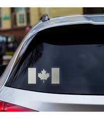 Canada Canadian Flag Maple Leaf Vinyl Decal Sticker For Car Truck  Motorcycle Window Bumper Wall Laptop Size- (6 inch)