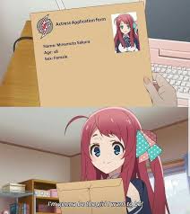 Make Your Dream Become True Sakura Zombie Land Saga Anime Funny Anime Memes