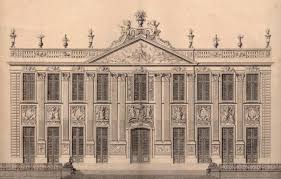 Disparu Le Chateau De Marly Une Des Quatre Faces Du Chateau Decors De Charles Le Brun Architectural Prints Architecture French Castles