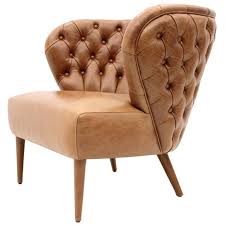 Italian Modern Chesterfield Style Tan Button Backed Leather Armchair 2 Armchair Deco Chairs Vintage Chairs