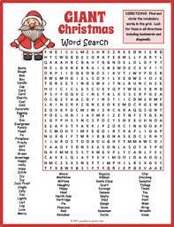 When we word search has a lot of fun and free word search puzzles. Giant Christmas Vocabulary Word Search Puzzle Worksheet Activity