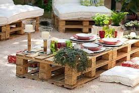 Diy Low Pallet Table Pallet Table Pallet Outdoor Pallet Diy