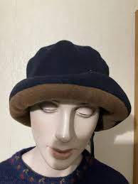 PETER JAMES HAT Grey Red Women's One Size Wool Cashmere BlendWarm Winter  £12.88