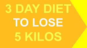 3 Day Diet To Lose 5 Kg For 5 1