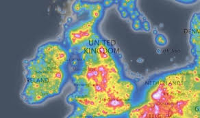 The lyrid meteor shower is usually active between april 16 and 25 every year. Perseids Meteor Shower 2020 Light Pollution Of The Uk Mapped Are You Affected Science News Express Co Uk