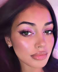 Cindy Follows On Instagram So Wolfiecindy When Are You Planning To Put Out That Video Asking For A Friend Rhinestone Makeup Rave Makeup Gem Makeup