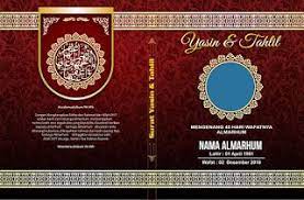 Desain Cover Yasin Cdr In 2021 Desain Buku Sampul Buku Ilustrasi Buah