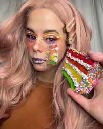 My recreation of @shari.mashill cake makeup look ! Loved how she hand made  her cake so I thought I'd give it a try ! Hope you enjoy 🎂🍰 #makeup #mua  #muasydney #makeupartist #