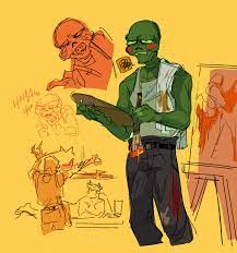 Caliborn Tumblr Homestuck Calliope Homestuck Alien Character