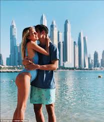 He laughs all day, he never. Chelsea Striker Morata Relaxes In Dubai With His Wife As They Prepare To Welcome Twins Daily Mail Online