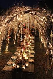 20 Breathtaking Wedding Reception Lighting Ideas You Can Steal Roses Rings Forest Theme Wedding Outdoor Fairy Lights Wedding Themes Summer